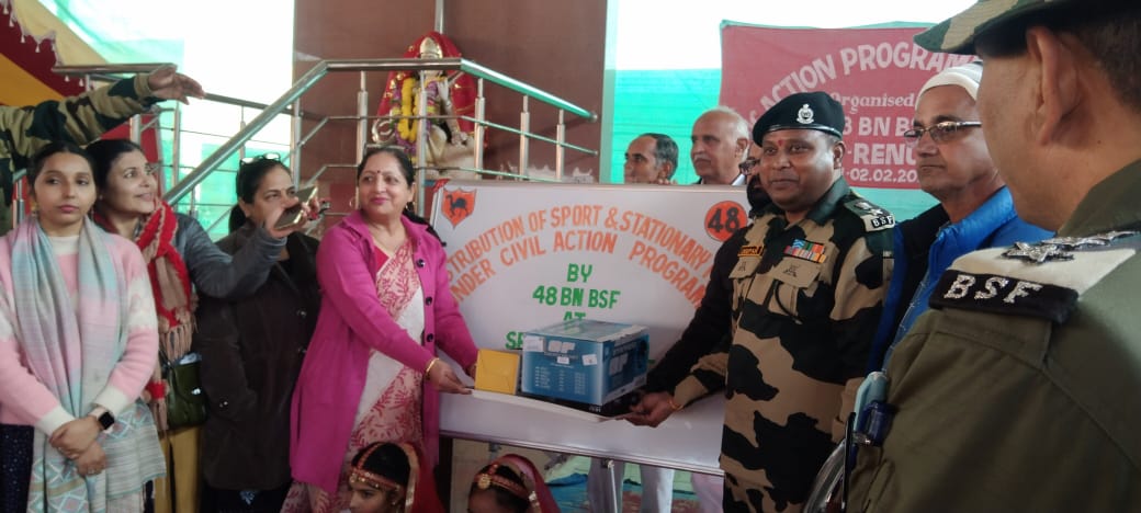 Civic Action Program Organized at Renuka Government School by 48th Battalion SSB