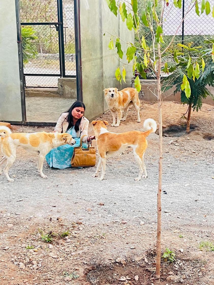 पशु क्रूरता की रिपोर्ट पर पशुपालन विभाग के अधिकारी पहुंचे