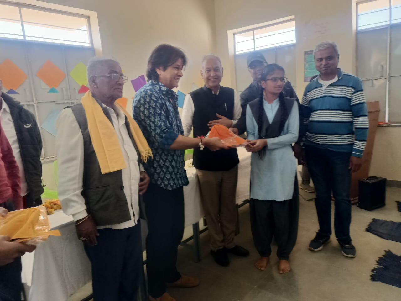 Upliftment Program: Distribution of Track Suits to Students at Varda School