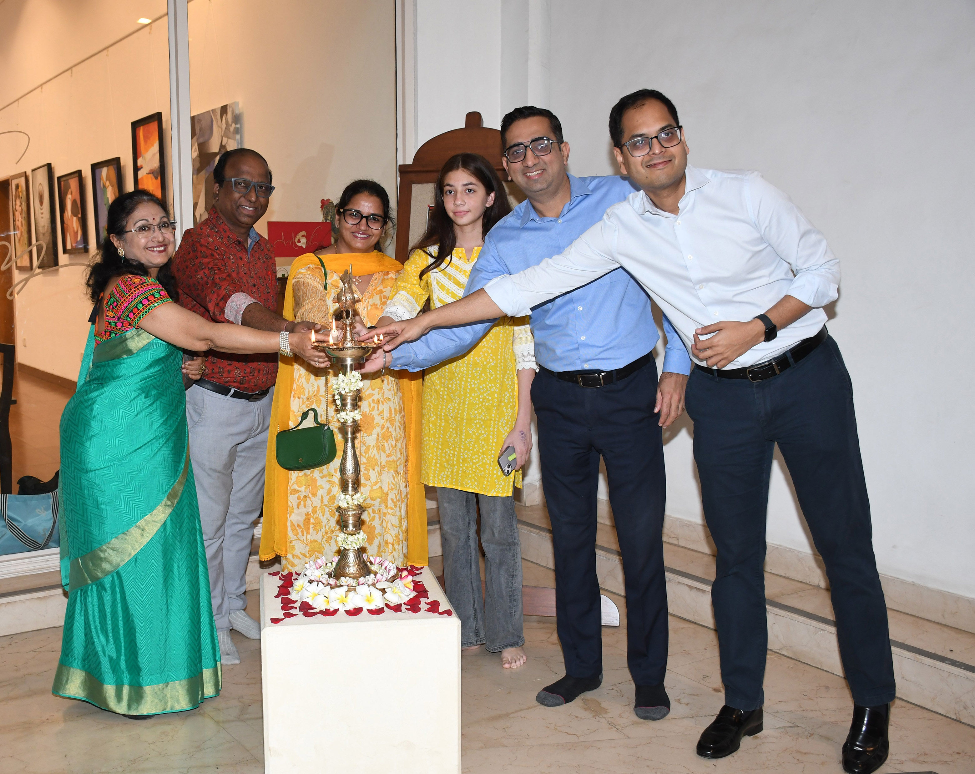 8th Sahayog Contemporary Art Exhibition Inauguration: An arty evening