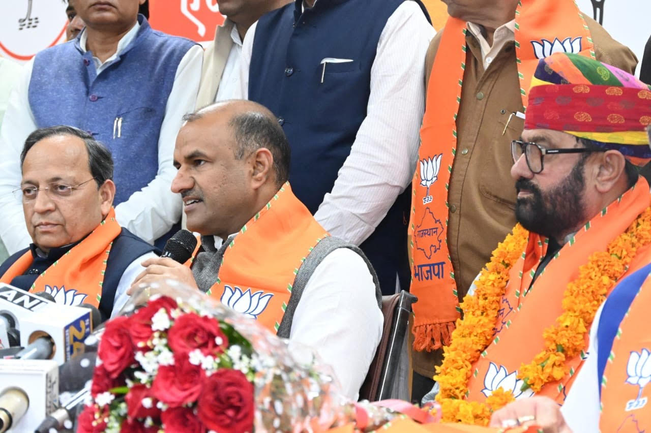 राजस्थान कांग्रेस को एक बड़ा झटका
