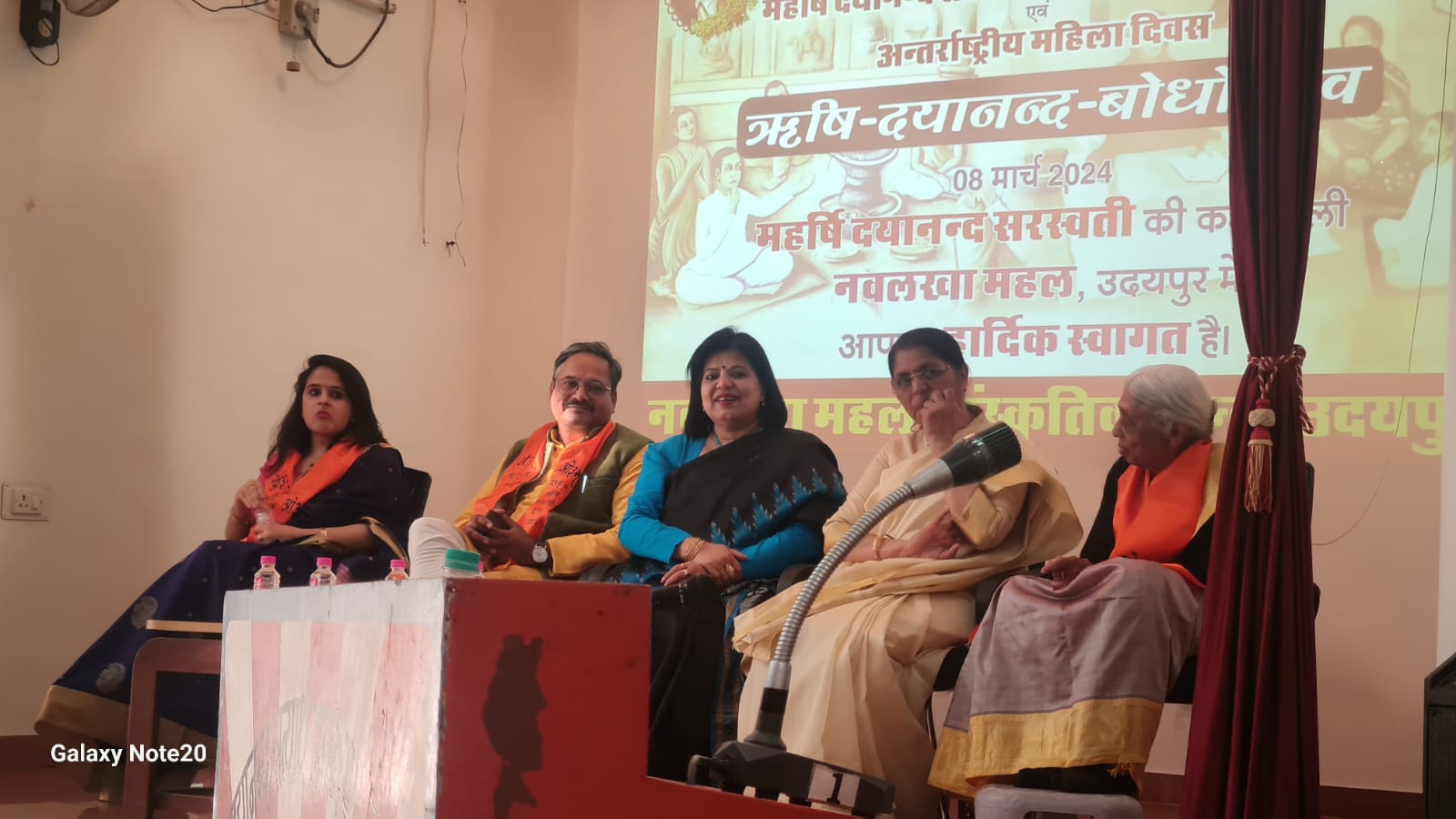 Workshop on Women's Day at Navalakha Mahal