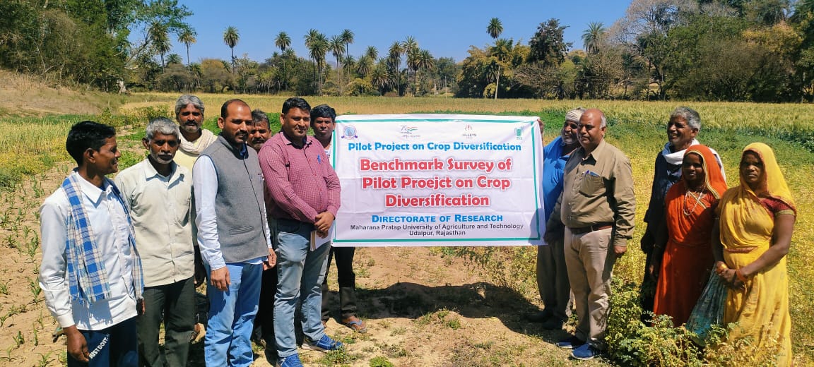 Dr. Shyoram Yadav Conducts Review and Evaluation of Crop Diversification Pilot Project in Udaipur District