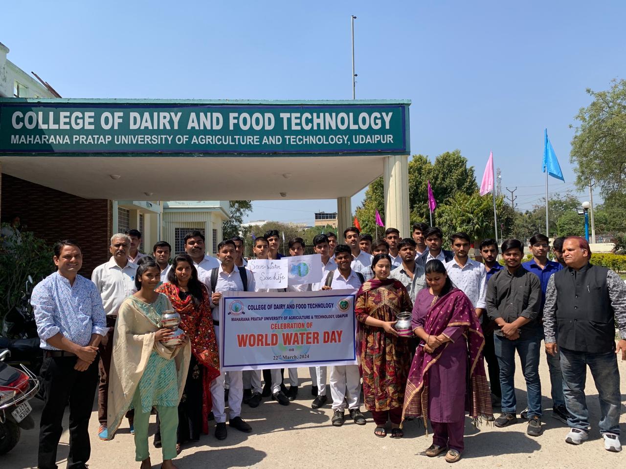 Observance of World Water Day at the Dairy and Food Technology College