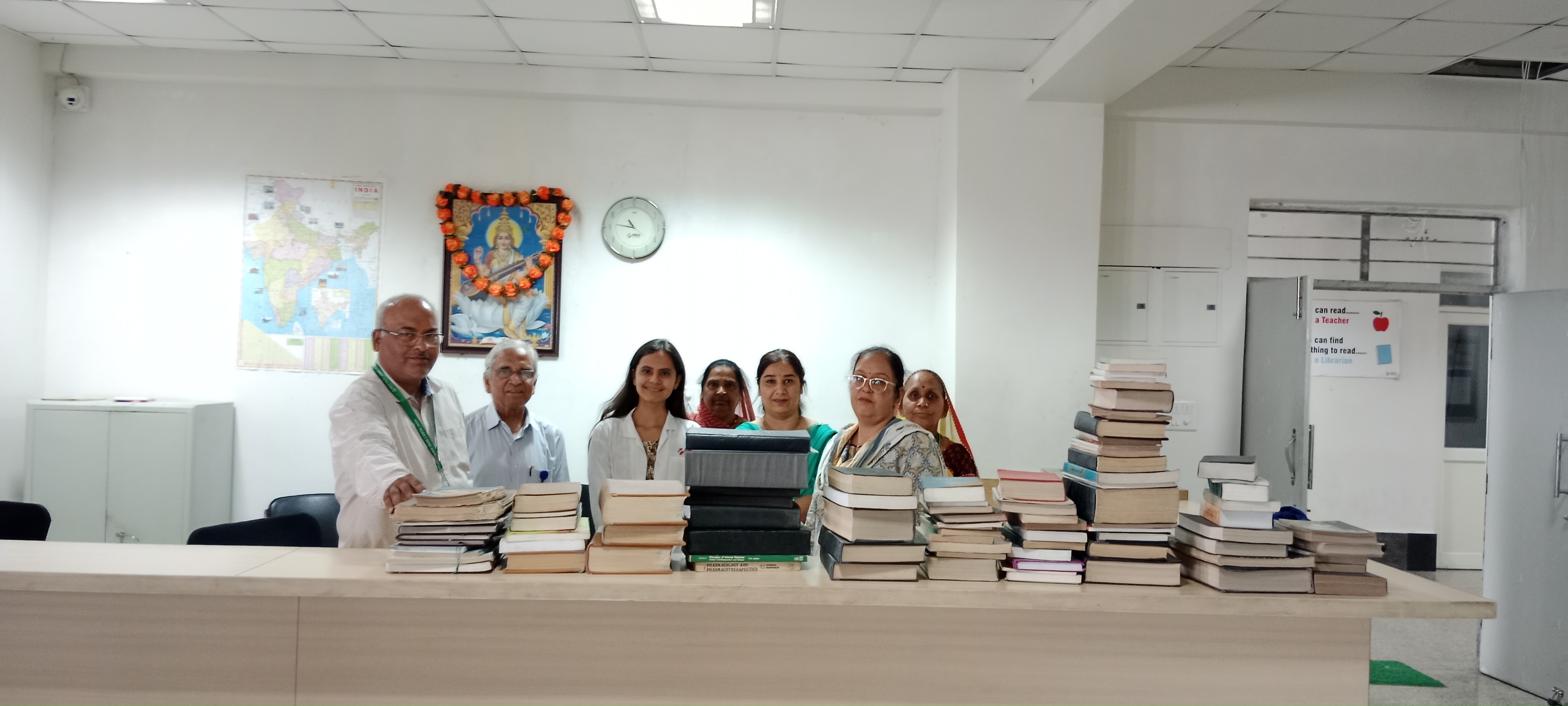 Books donated by SMRIM to PMCH Library