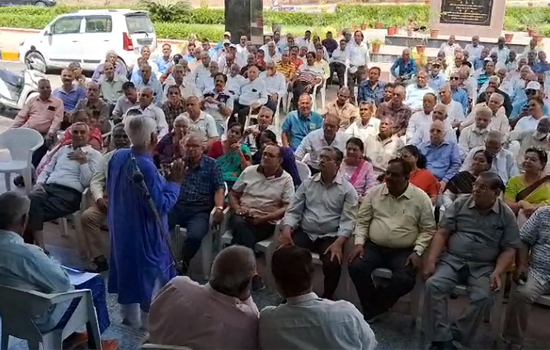 MPUAT :Pensioners' Protest Unfolds in Udaipur