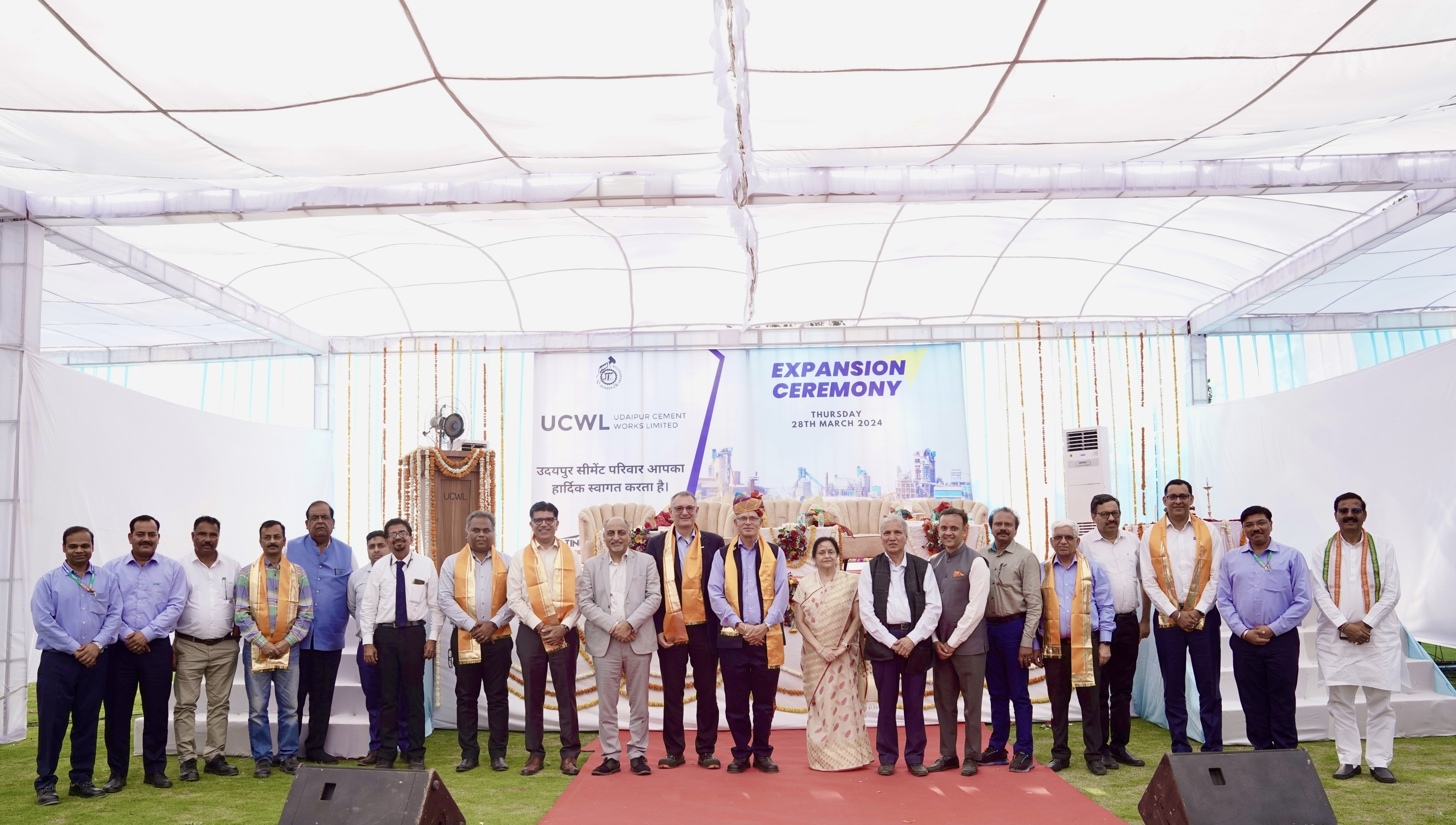 Modern Cement Mill-4 Inaugurated by Udaipur Cement Works Limited (UCWL)*