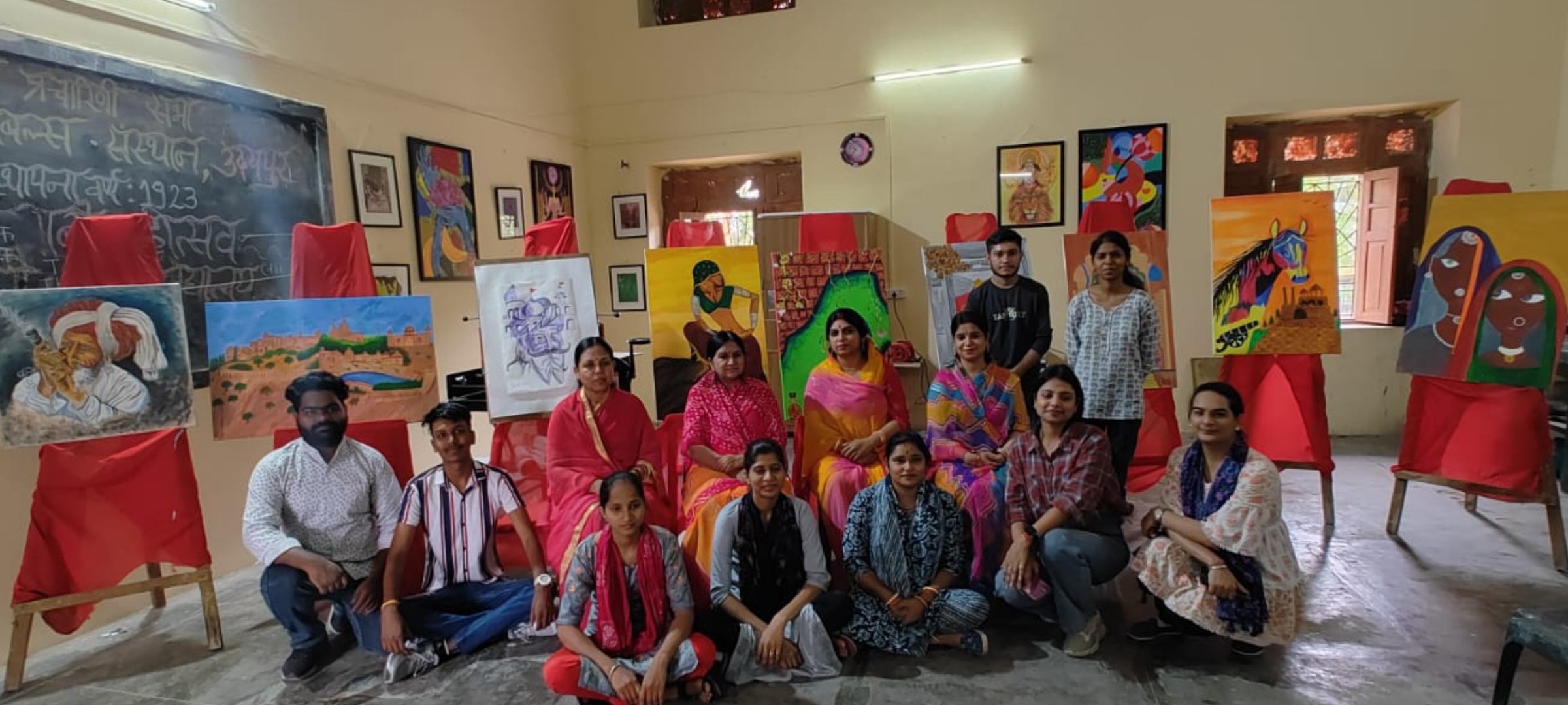 Rajasthan's 75th Anniversary Celebrated: Art Exhibition at BN PG College