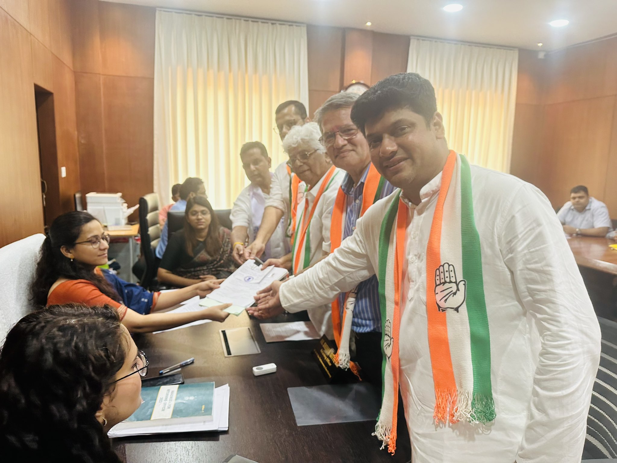 INDIA bloc candidates file nominations for two LS seats in Goa