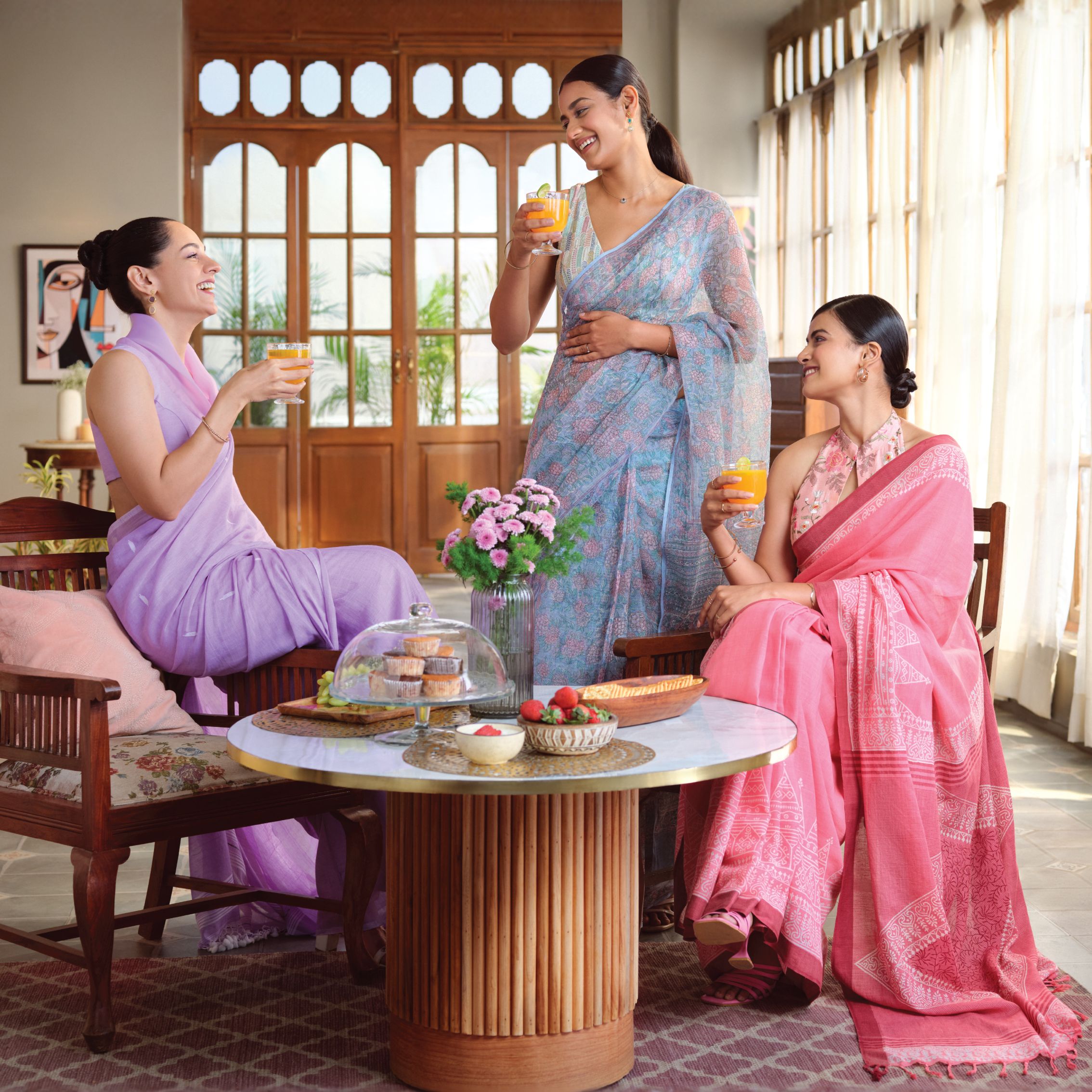 Sashay into summer elegance with Taneira’s Cottons of India and Summer Blooms collection