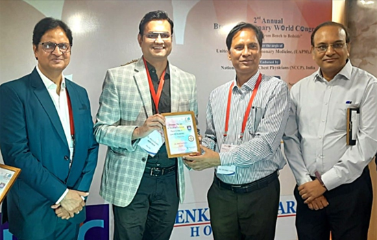डॉ.अतुल लुहाड़िया दिल्ली में आयोजित अंतरराष्ट्रीय चेस्ट सम्मेलन में बने विशिष्ट वक्ता