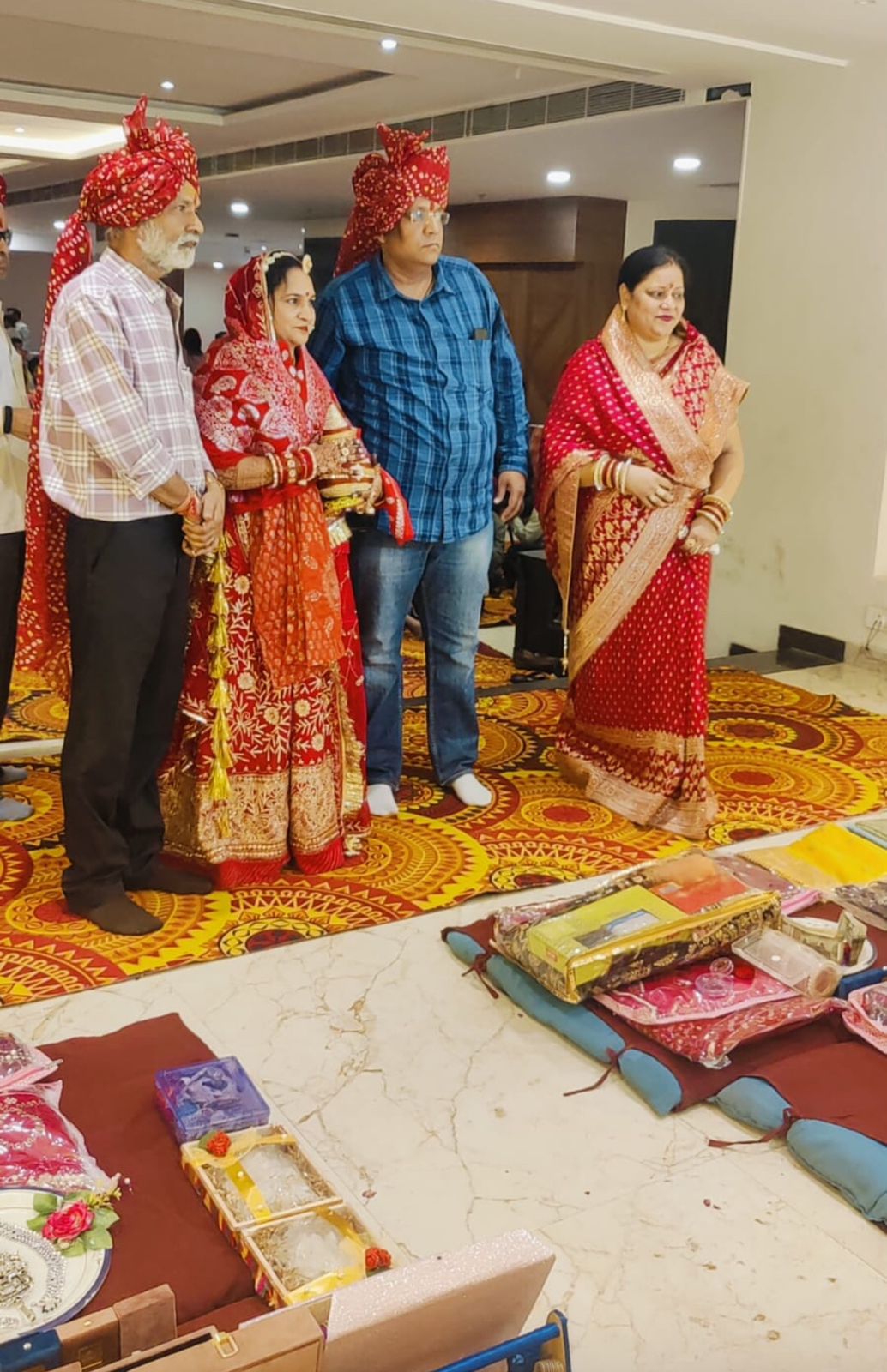 शहर में हुई अनोखी शादी,सोनी परिवार द्वारा आयोजित शादी में लड्डू गोपाल ने भरा मायरा