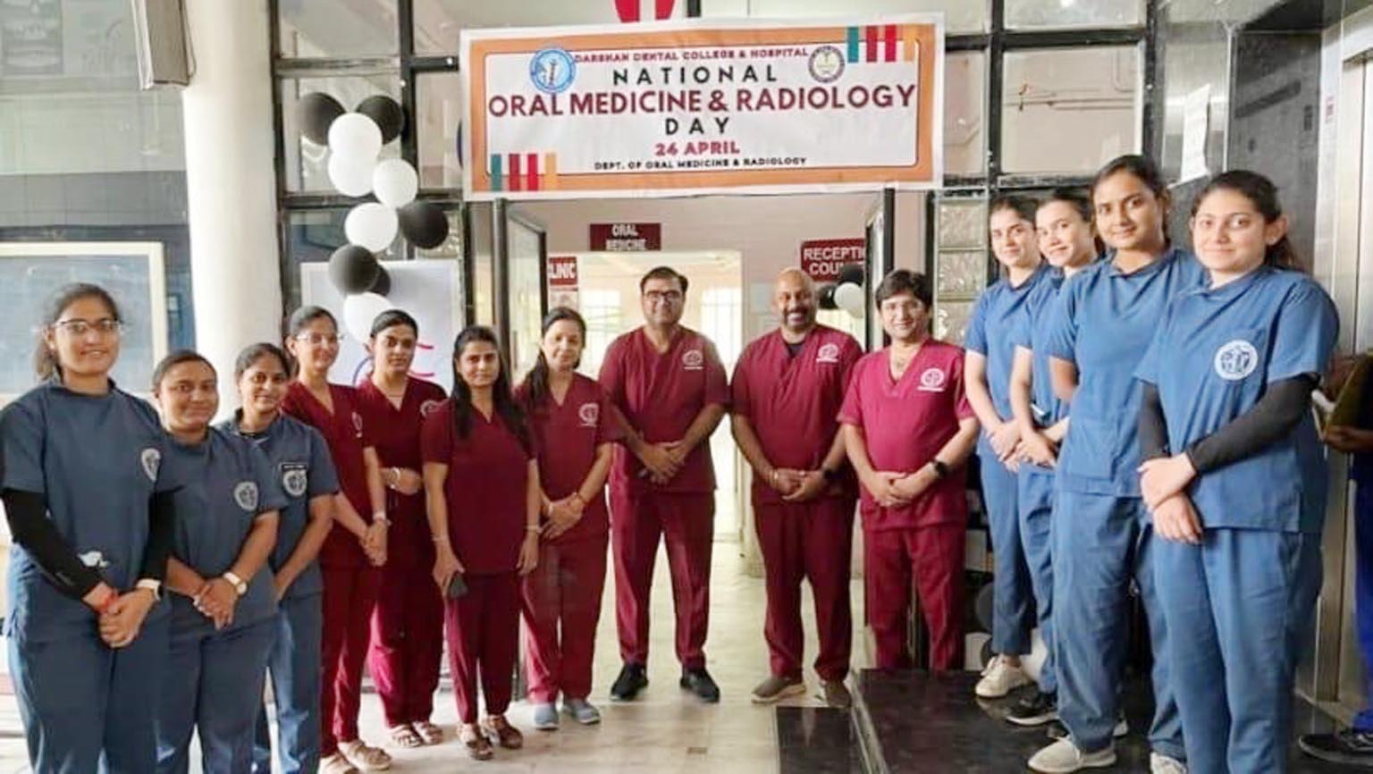 Darshan Dental College and Hospital Celebrates National Oral Medicine and Radiology Day