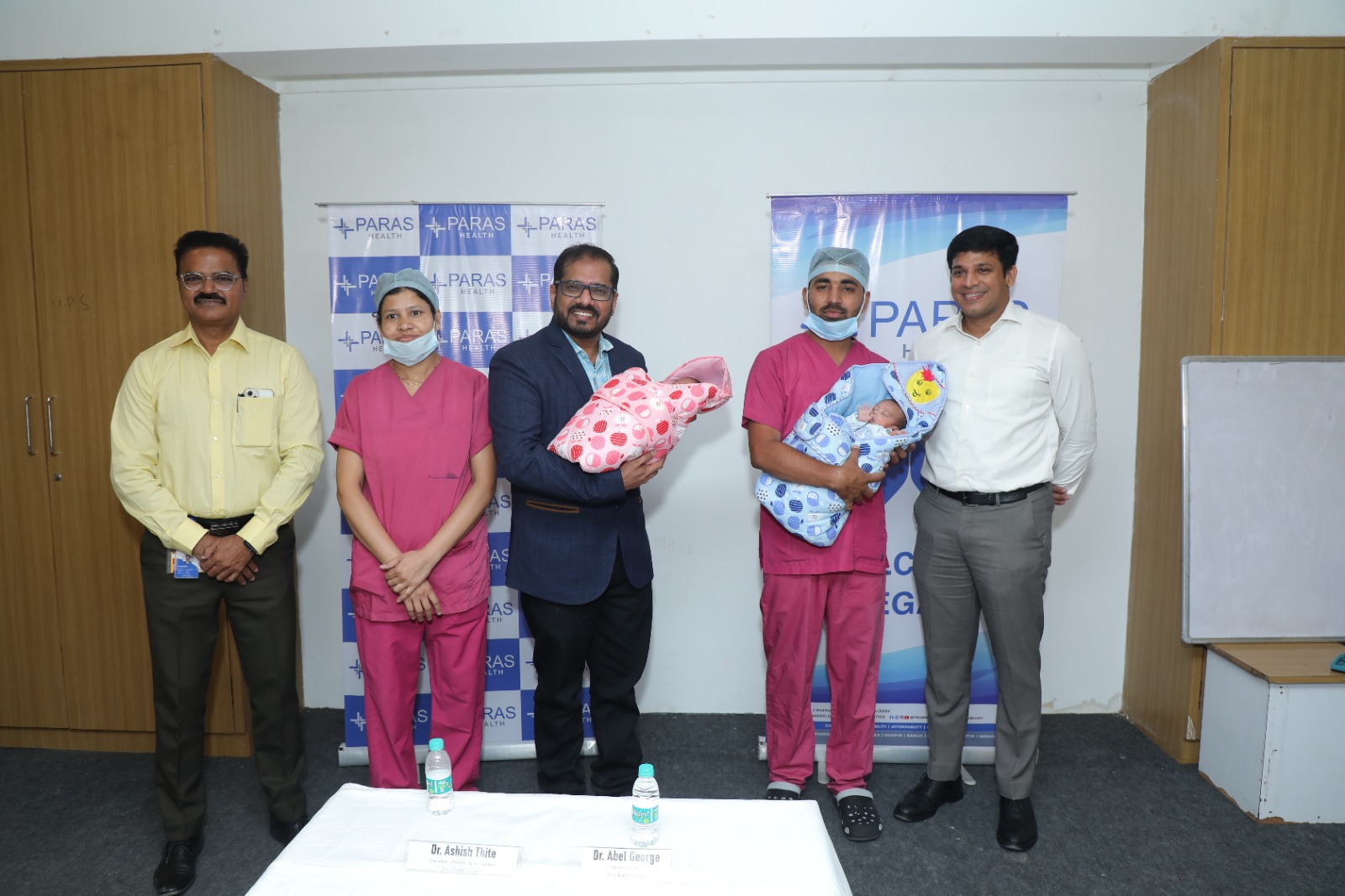 Paras Hospitals Successfully Treats Premature Twins in 28 Weeks