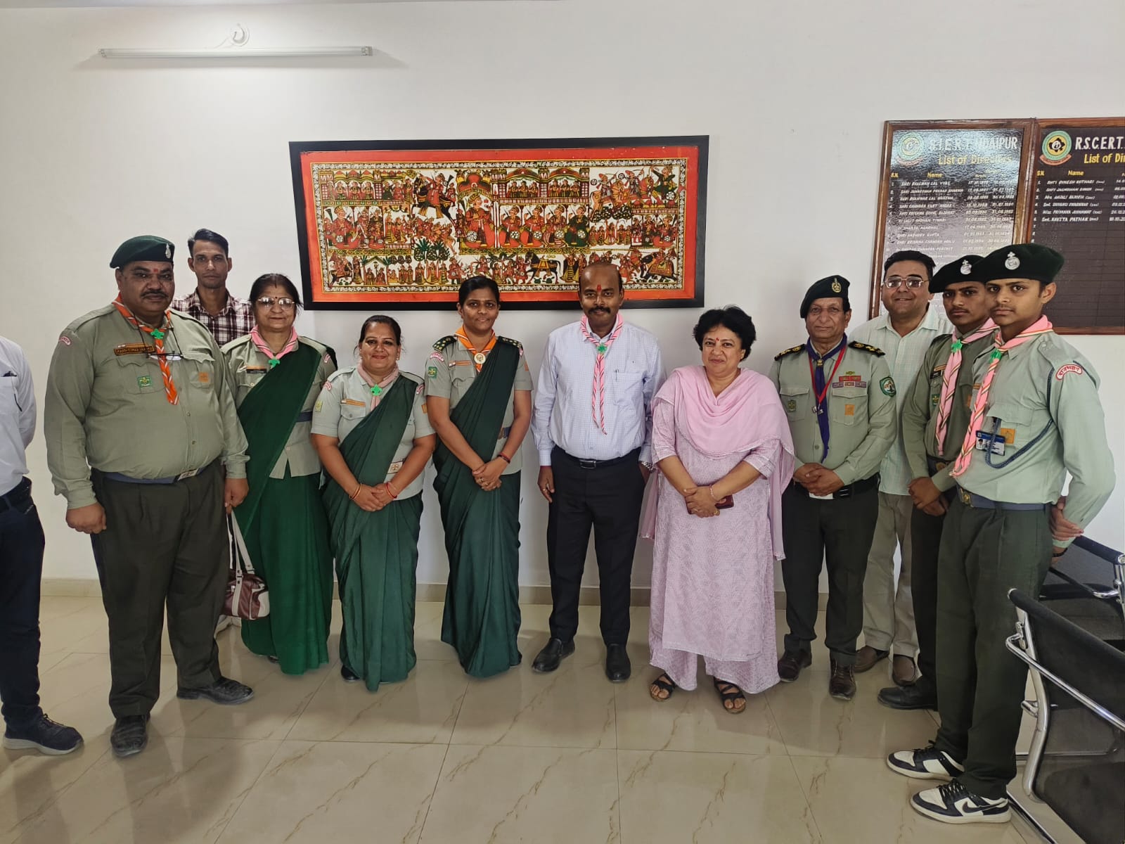 Courtesy Call on School Education Secretary by Hindustan Scouts and Guides