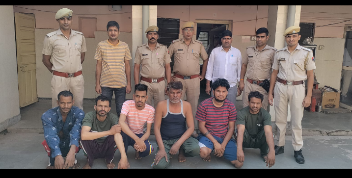 Major Crackdown: 06 Arrested for Illegal Sand Mining in Chambal River