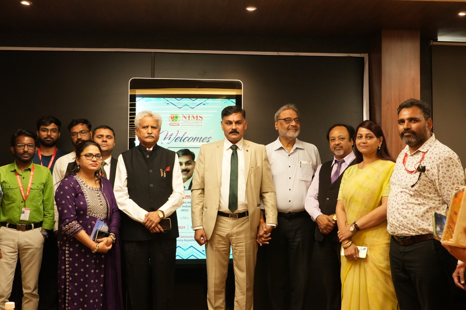 Welcome to Dr. Alok Mishra, Joint Secretary of the Association of Indian Universities, at NIMS University