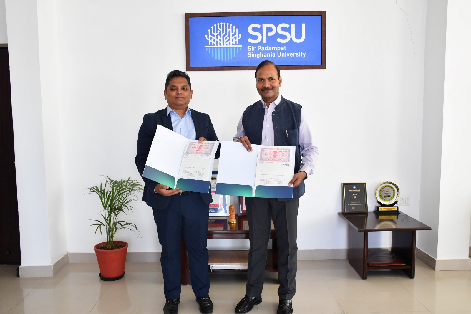 SPSU Signs MoU with L&T EduTech