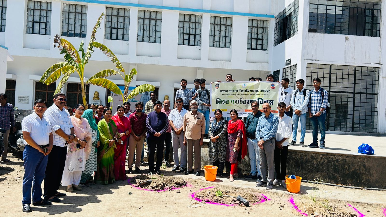 Tree Plantation and Environmental Friend Honor Ceremony at BN University