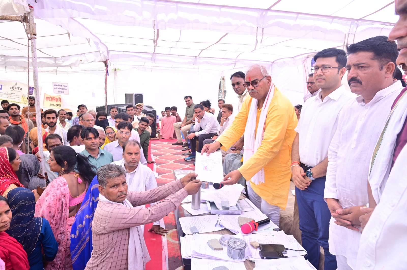 Education Minister Madan Dilawar's Public Hearing in Suket: Follow-Up on Complaints