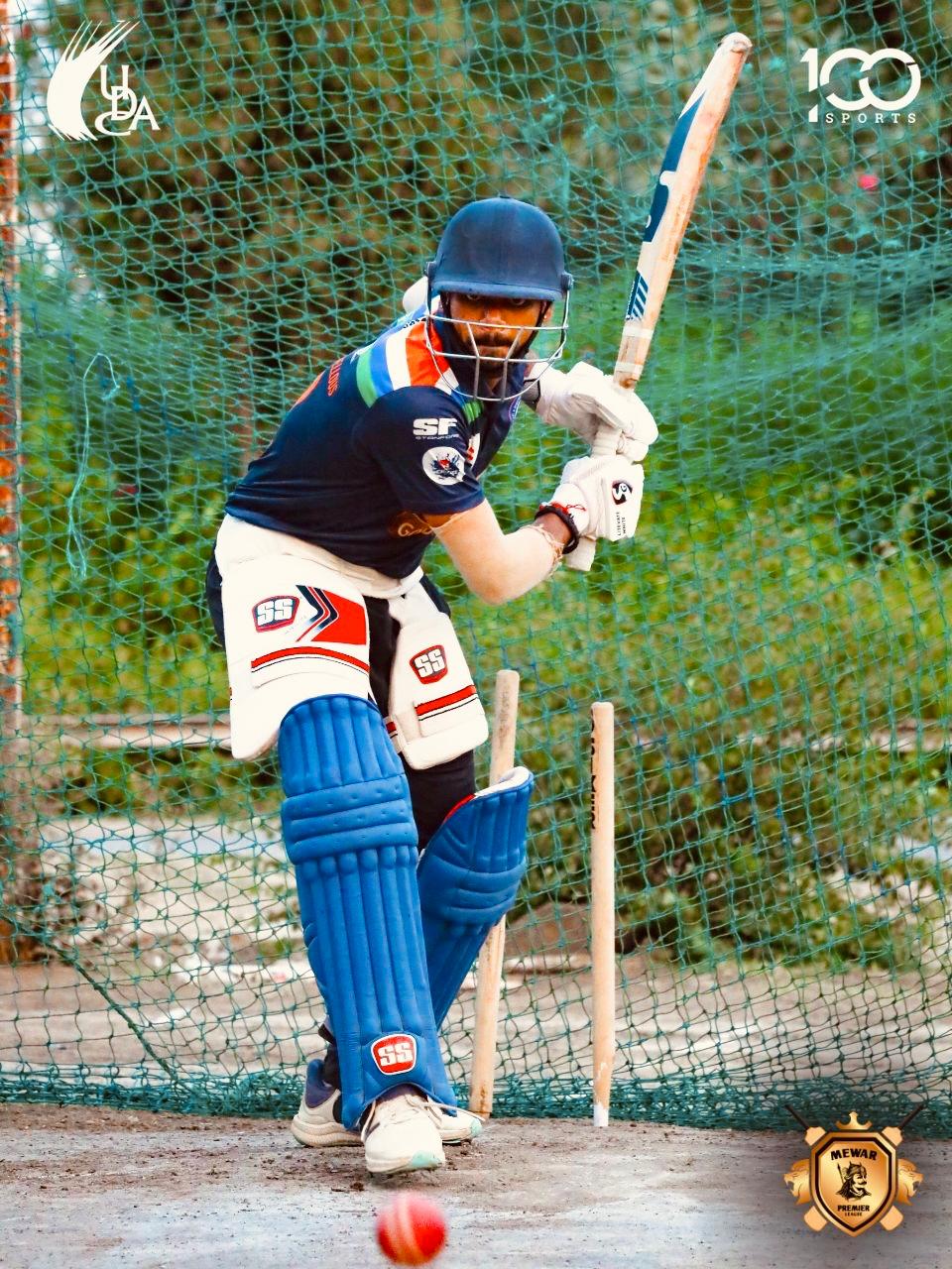 Players Sweating it Out to Win the Mewar Premier League Title