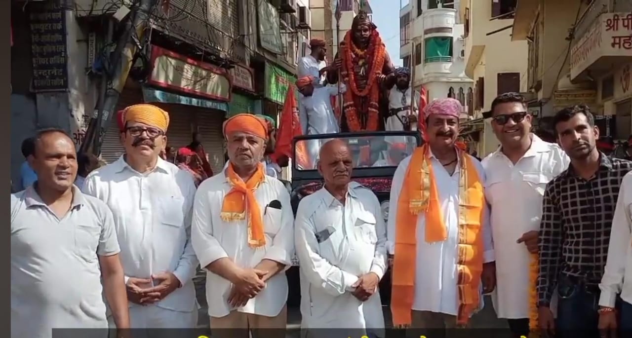 उदयपुर विकास संघर्ष समिति द्वारा  प्रताप जयंती पर शोभायात्रा का भव्य स्वागत