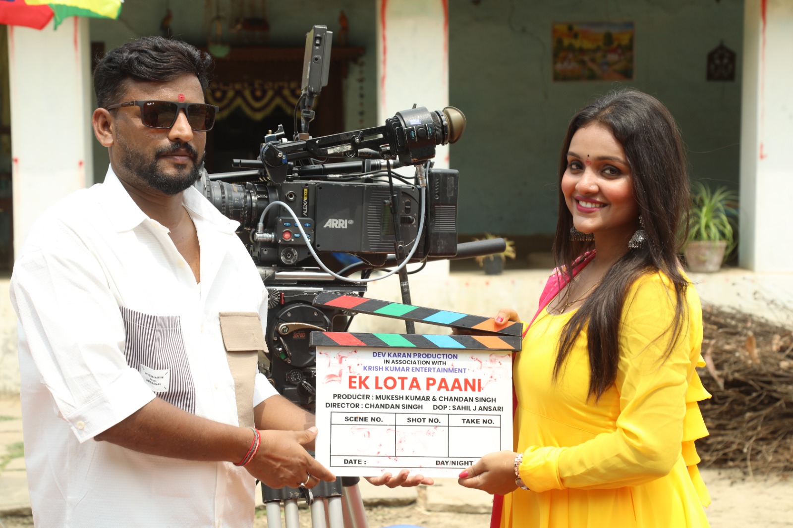  Actor #Aditya Ojha Begin Filming 'Ek Lota Pani' in Sonbhadra
