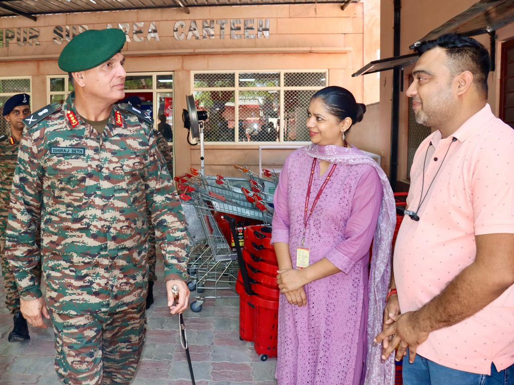 ### Army Commander Southern Command Reviews Operational Preparedness of Desert Corps