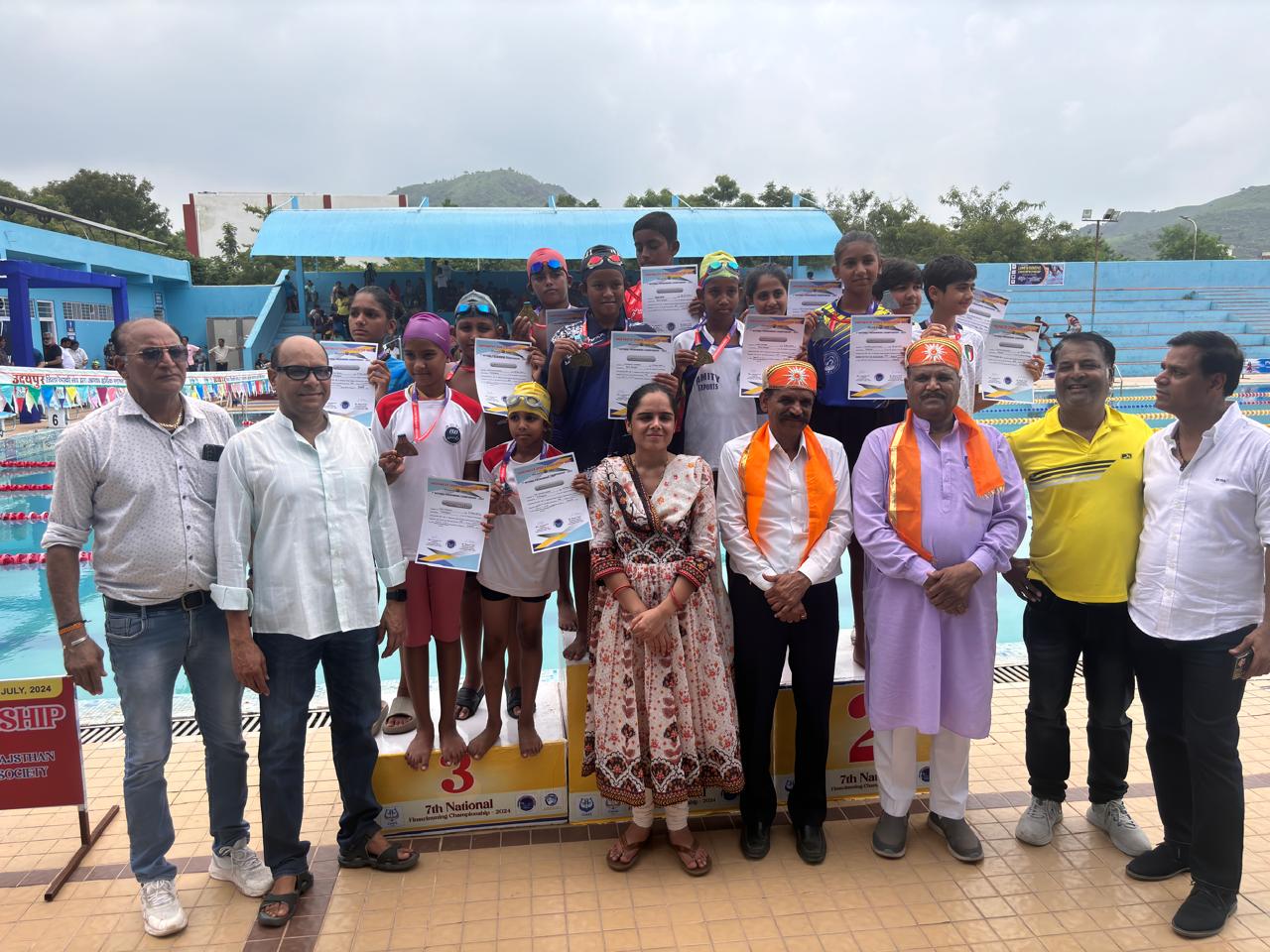 7####th National Fin Swimming Championship 2024 Concludes in Udaipur