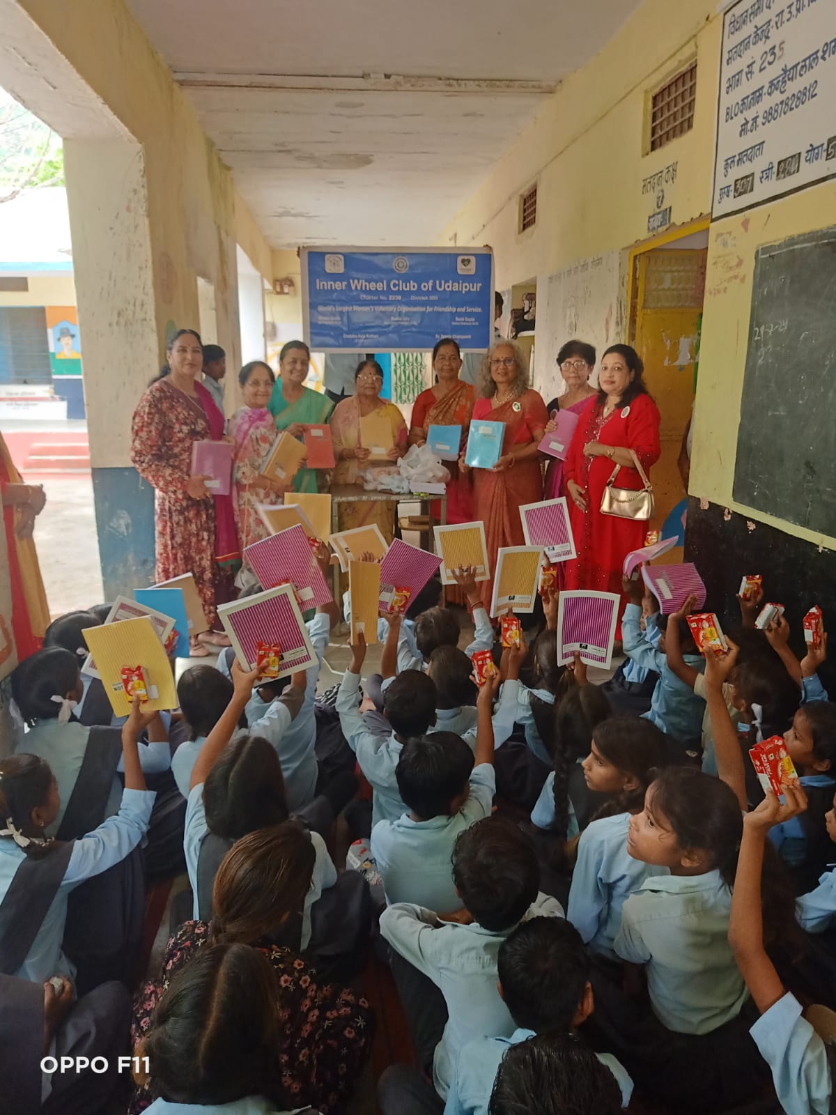 इनरव्हील क्लब ने बड़ोदिया स्कूल के बच्चों के साथ समय व्यतीत कर जानी उनकी समस्याएं