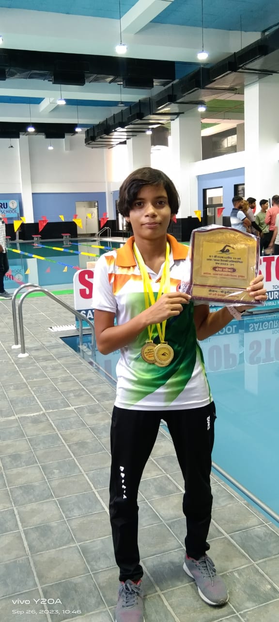 #### Udaipur's Swimmer Vidhi Sanadhya Selected for Rajasthan Swimming Team