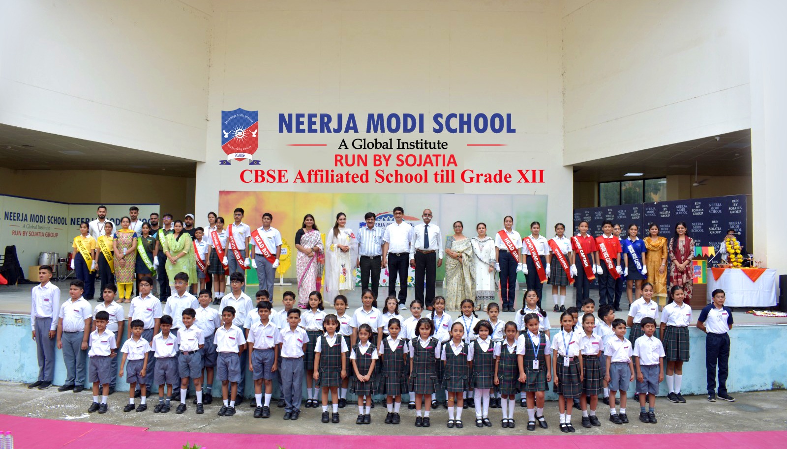 ### Investiture Ceremony at Neerja Modi School