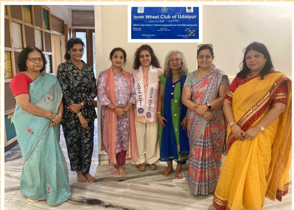इनरव्हील क्लब उदयपुर द्वारा पंचतत्वों से स्वस्थ शरीर विषय पर हेल्थ सेमिनार आयोजित