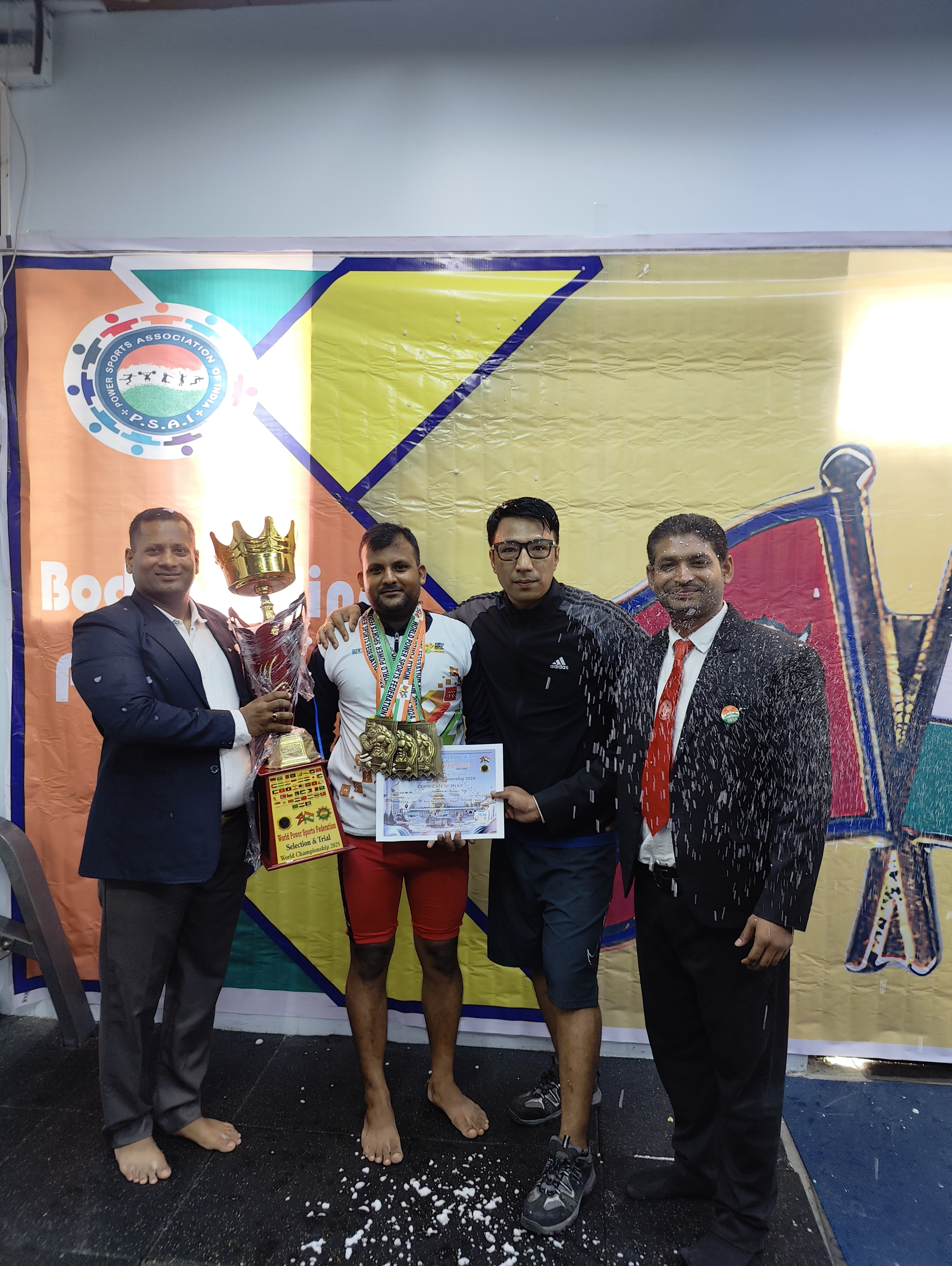 Rajasthan Powerlifter Mahendra Kumar Yogi Wins Gold Medal at International Deadlift Competition