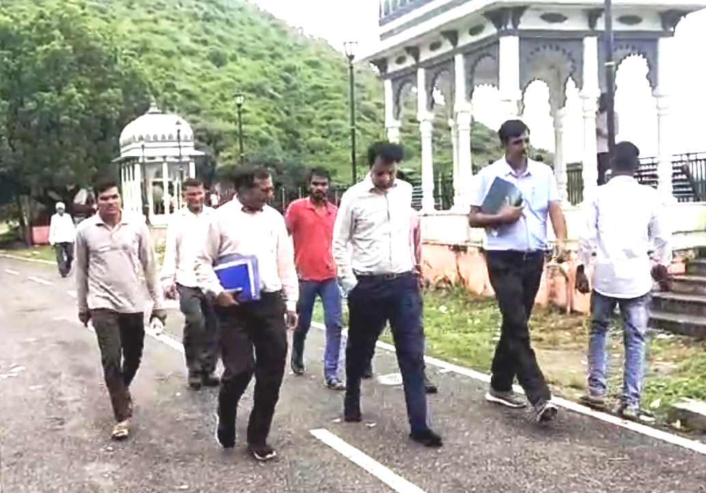 Rain Brings Joy to Udaipur: Lakes Overflow as Collector Inspects Udaisagar