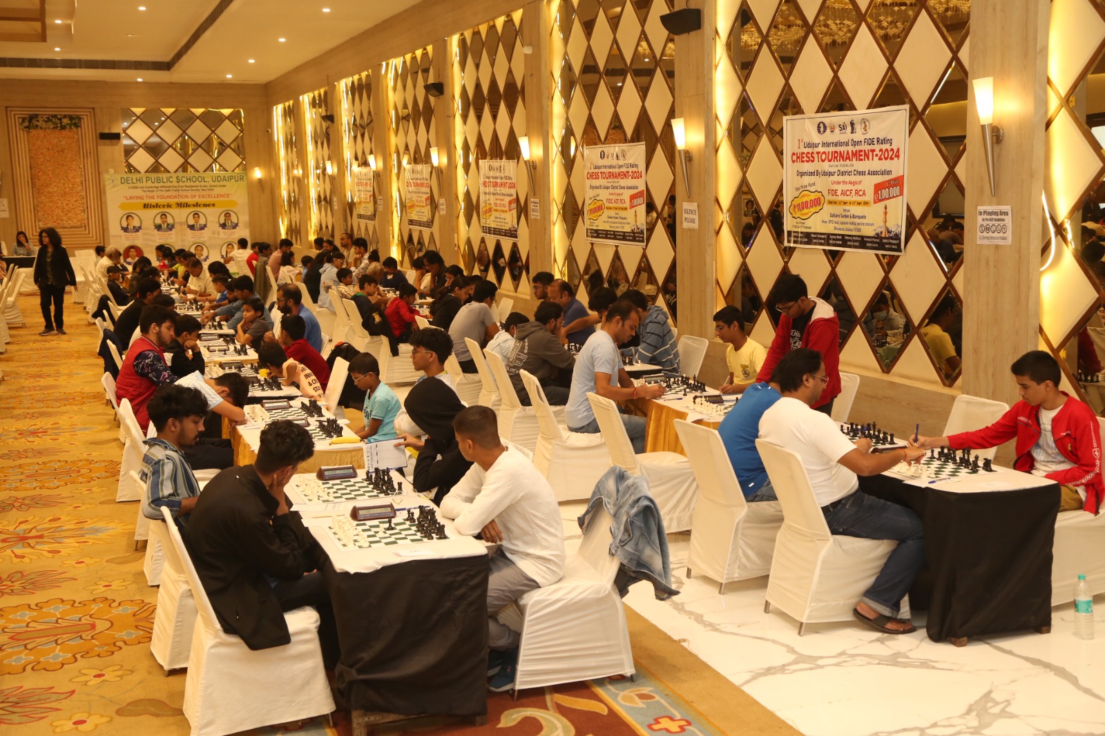 International Chess Tournament: Duty Holds Nitin Babu and Bhupnath Stands Equal with IM Dinesh Sharma