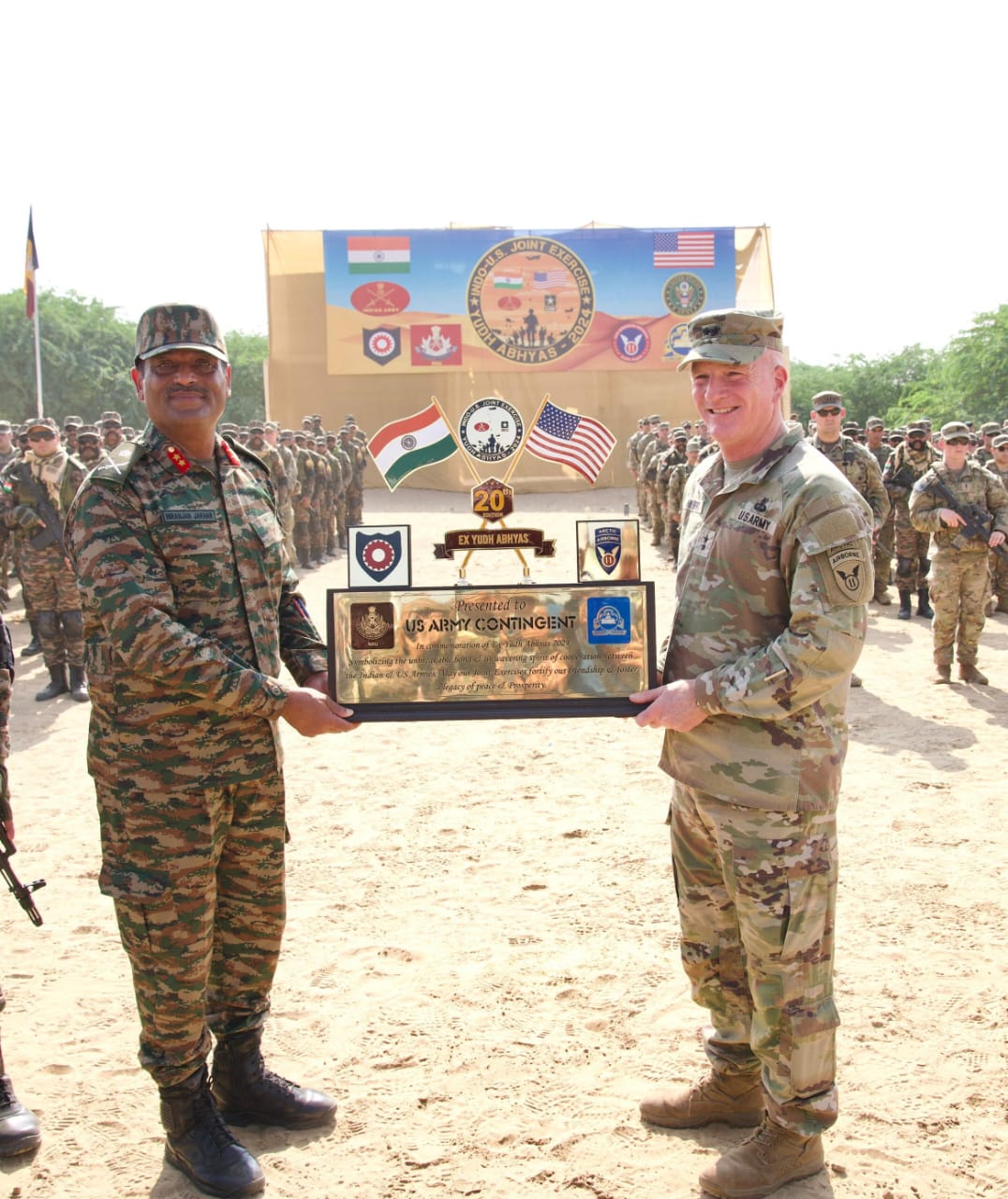 CLOSING CEREMONY OF JOINT MILITARY EXERCISE YUDH ABHYAS-24 HELD AT MFFR