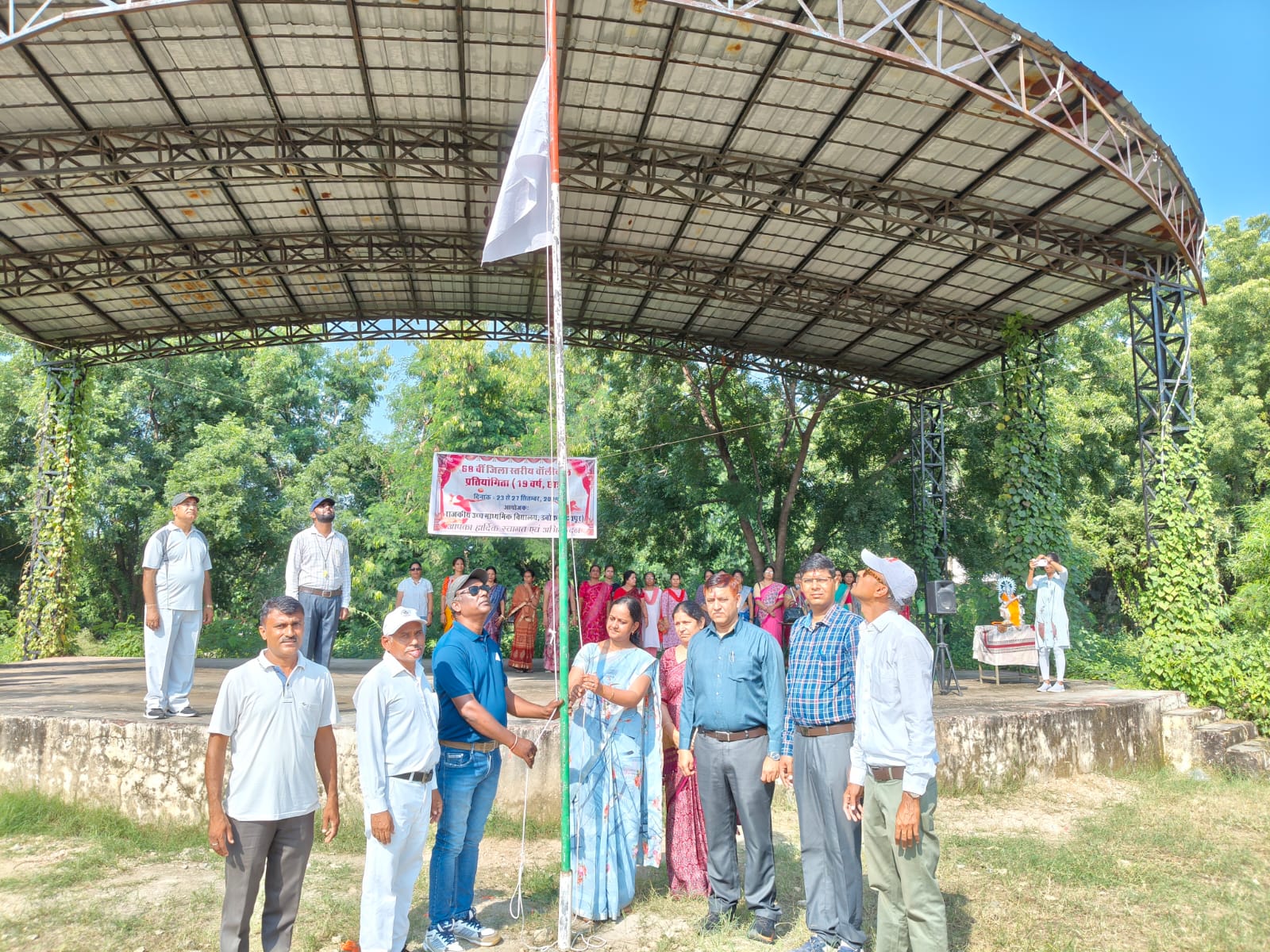 पांच दिवसीय जिला स्तरीय वॉलीबॉल प्रतियोगिता (19 वर्ष छात्र वर्ग) राउमावि डबोक में शुरू