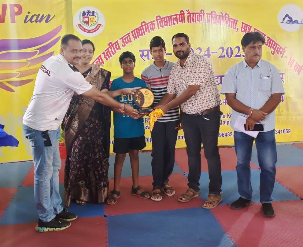 ### Udaipur Crowned Champion with 26 Medals in State Swimming Championship
