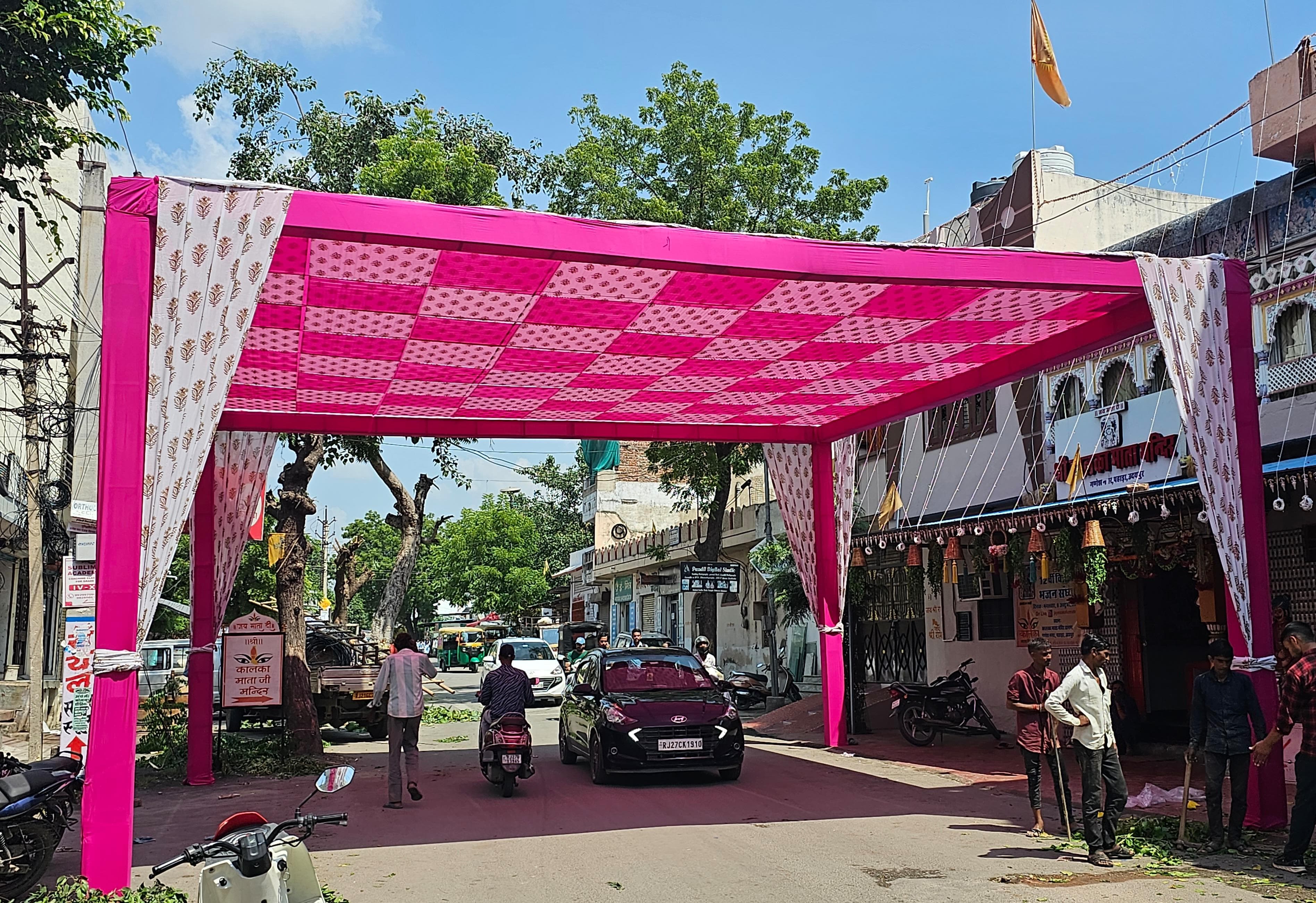 ### Preparations Begin for Nine-Day Navratri Celebration*
