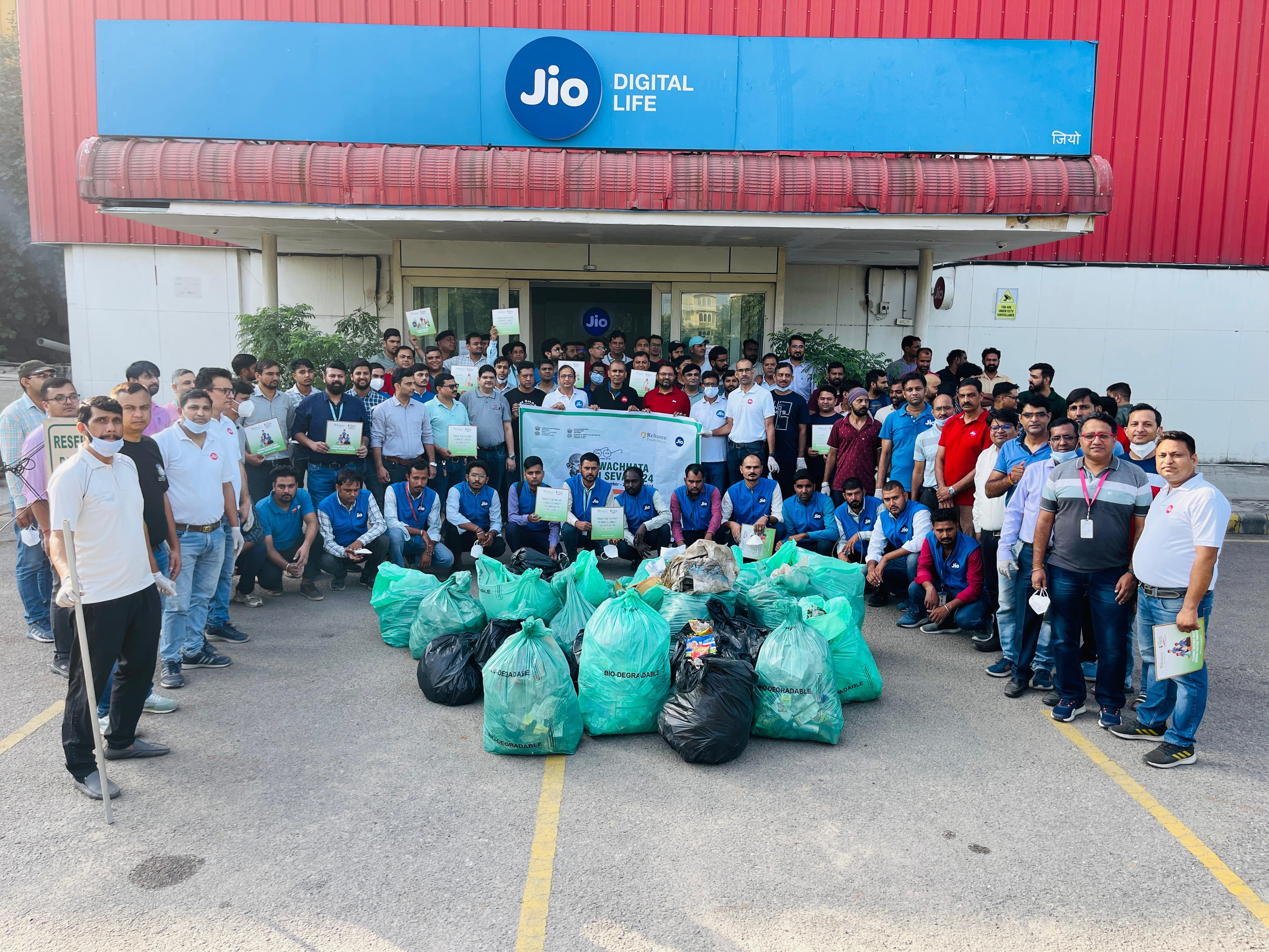 Jio Offices Across Rajasthan Participate in Reliance Foundation’s Swachhata Initiative