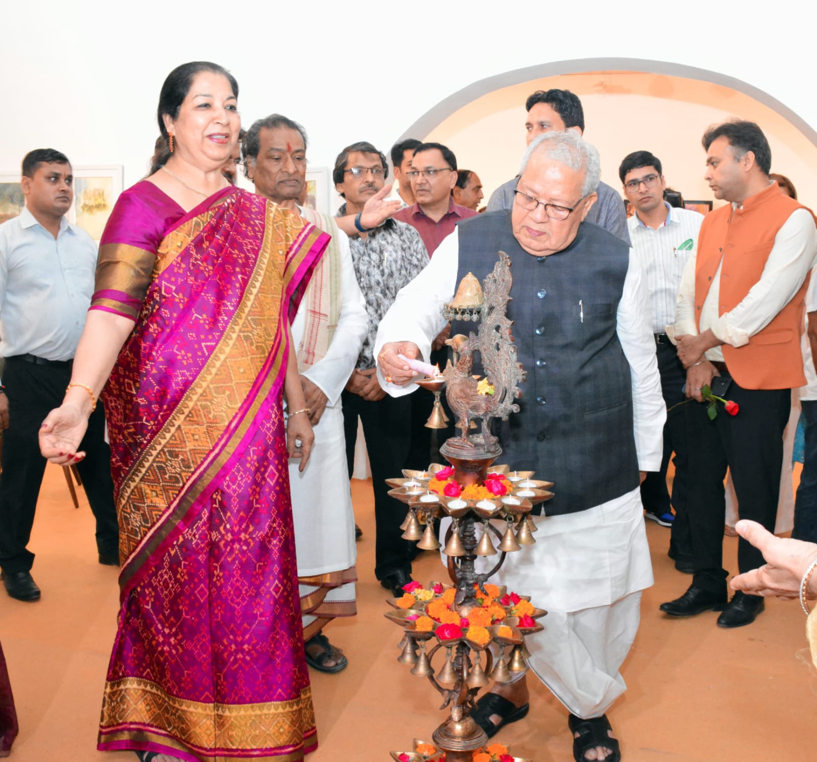 ### Kiran Soni Gupta's five-day art exhibition 'An Art Odyssey' inaugurated