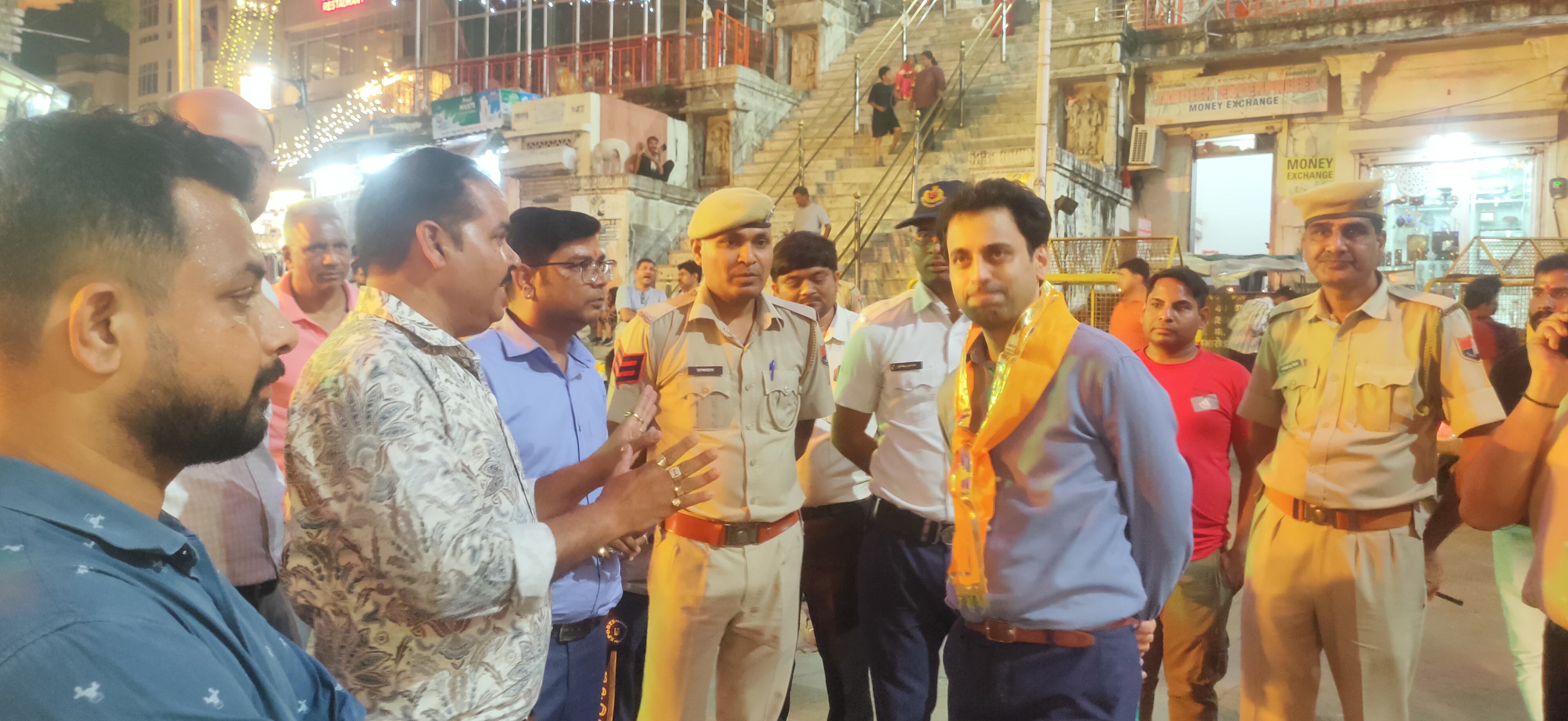 District Collector Inspects City Decorated for Diwali