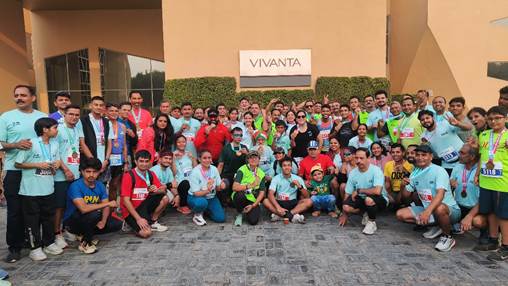 Vivanta New Delhi, Dwarka Teams Up with Dwarka Xpress Runners for Vivanta DXR Annual Run 2024