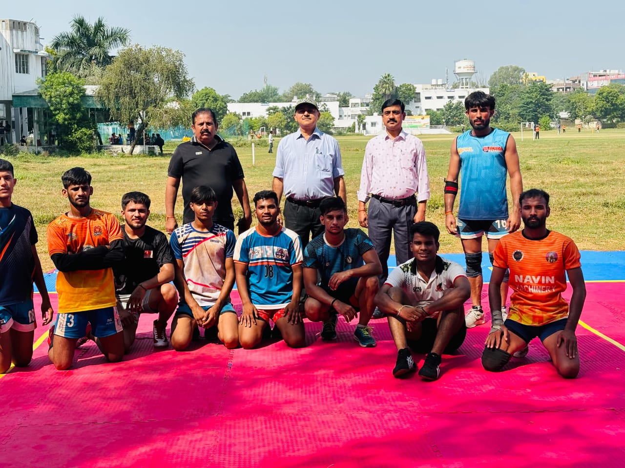 Local MP Fund Provides Kabaddi and Wrestling Mats to Vidya Pracharani Sabha Bhupal Nobles Institute