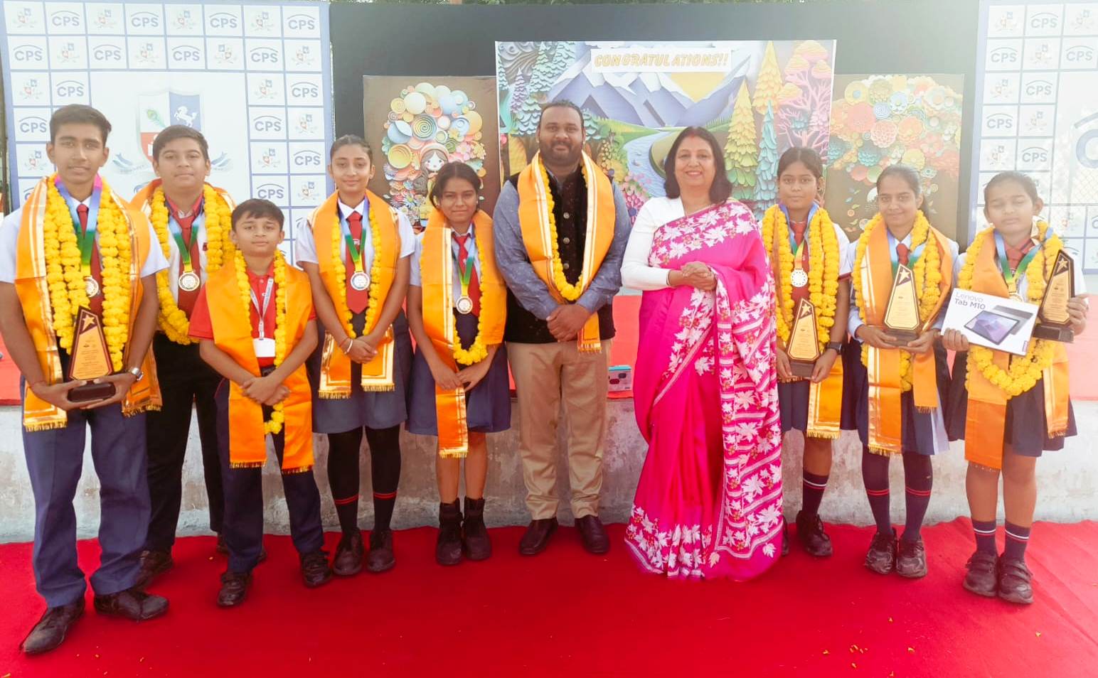 C.P.S. Secures First Place in the National Anuvrat Song Singing (Group and Solo Junior Category) Competition