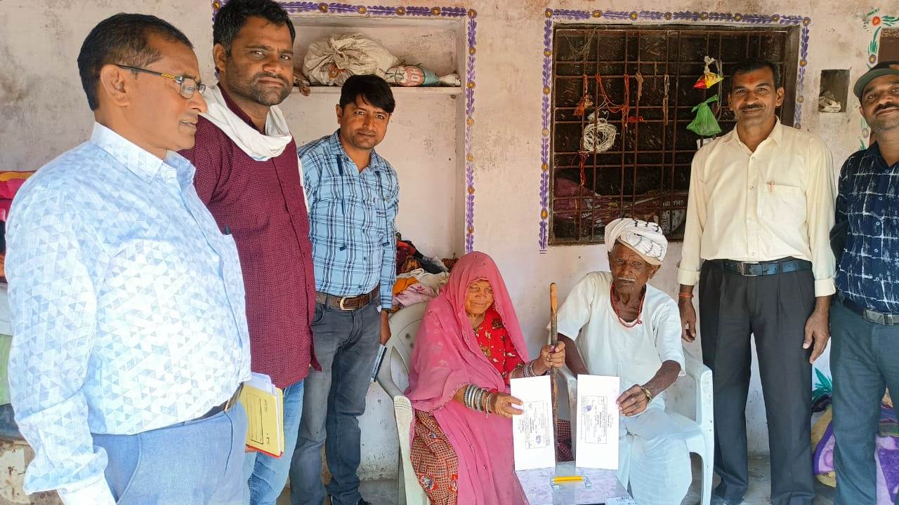 First Phase of Home Voting Completed in Salumber for 2024 Assembly By-Elections