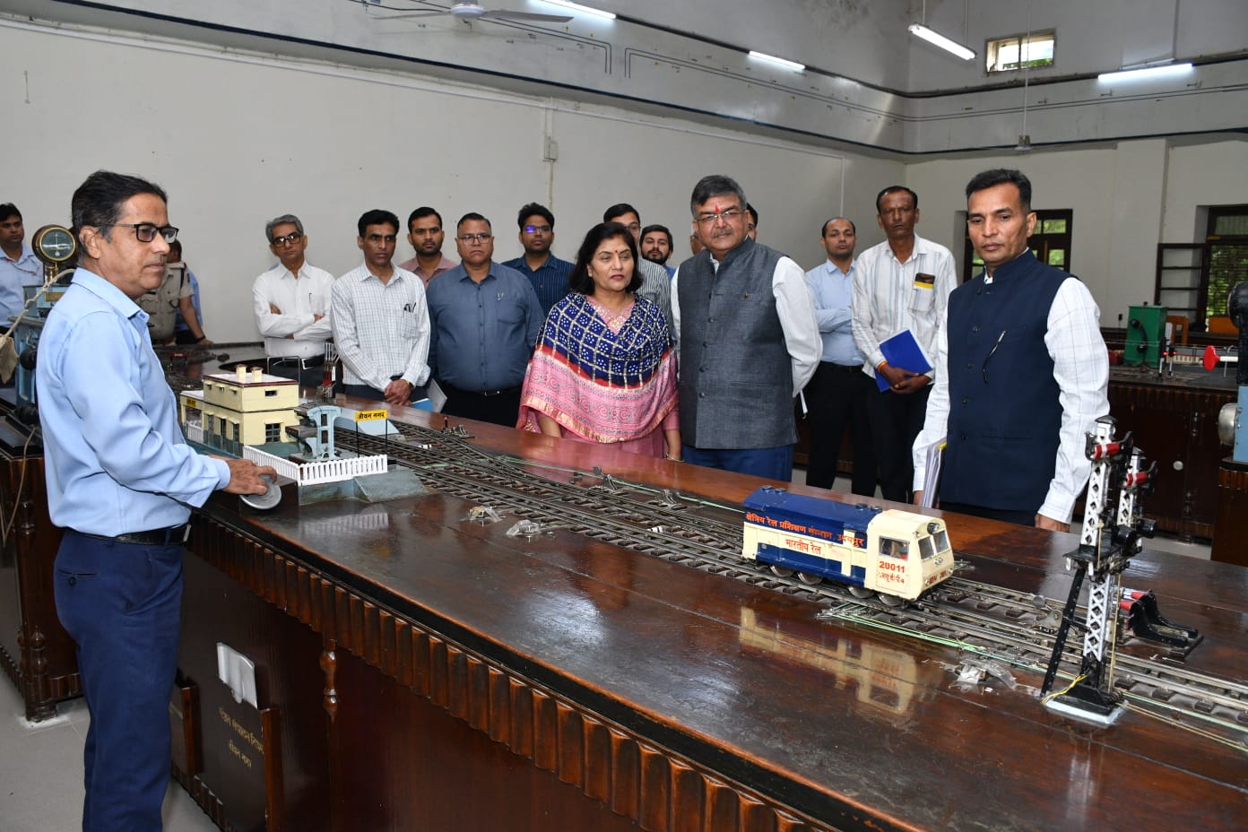 Inspection of Regional Rail Training Institute by General Manager of North Western Railway India