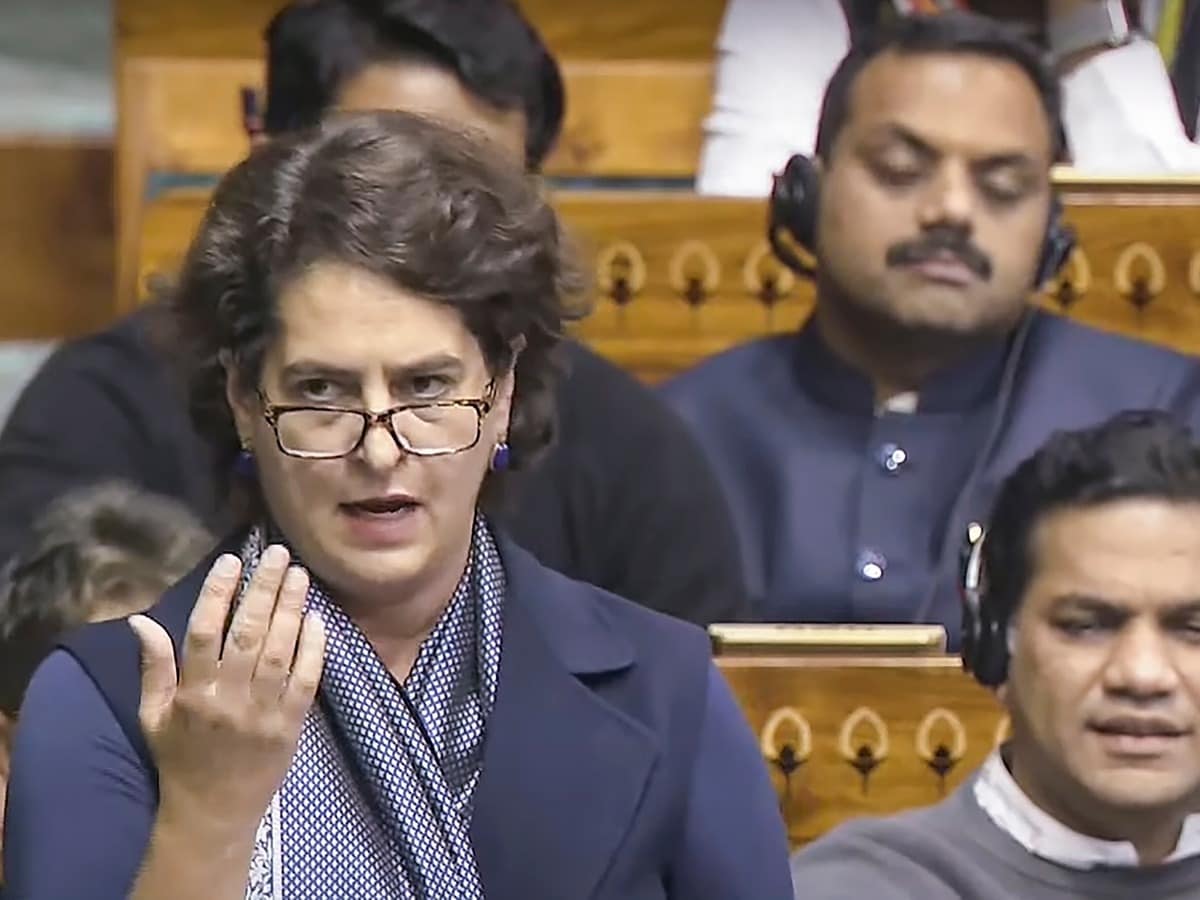 Priyanka Gandhi Impresses with Her First Parliamentary Speech in Lok Sabha