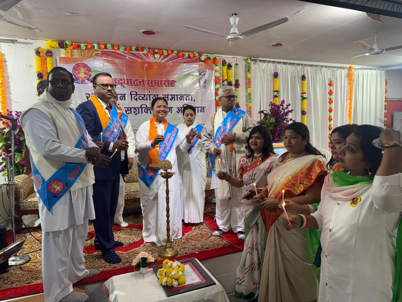 Inauguration of the Divyang Seva Campaign by Brahma Kumaris Udaipur Moti Magri Seva Center